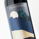 Etykieta na butelce wina - The night moon