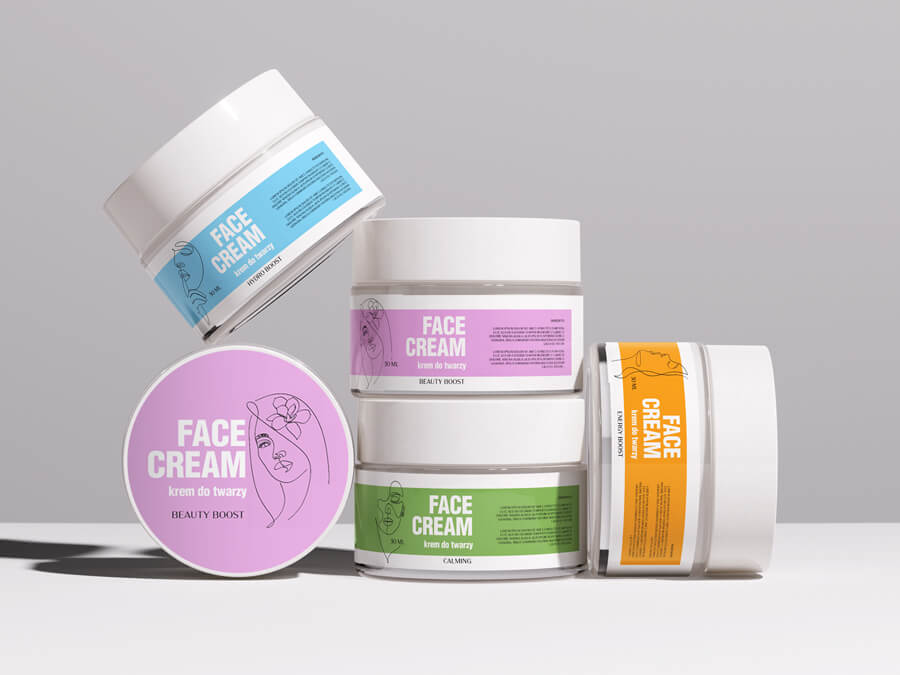 etykiety na kosmetyki